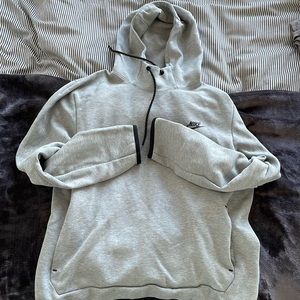 Grey Nike Tech Fleece Hoodie
